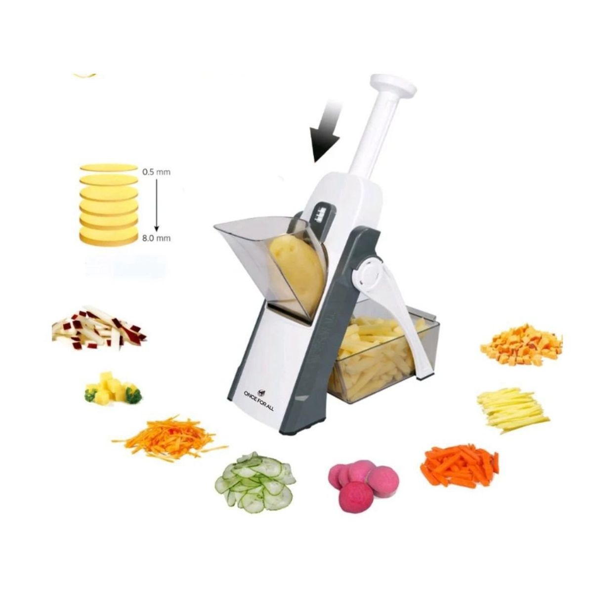 GENERICO - PICADOR MULTIFUNCIONAL DE VERDURAS