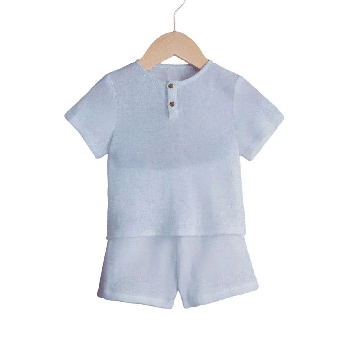 GENERICO - Conjunto polo y short lino niño