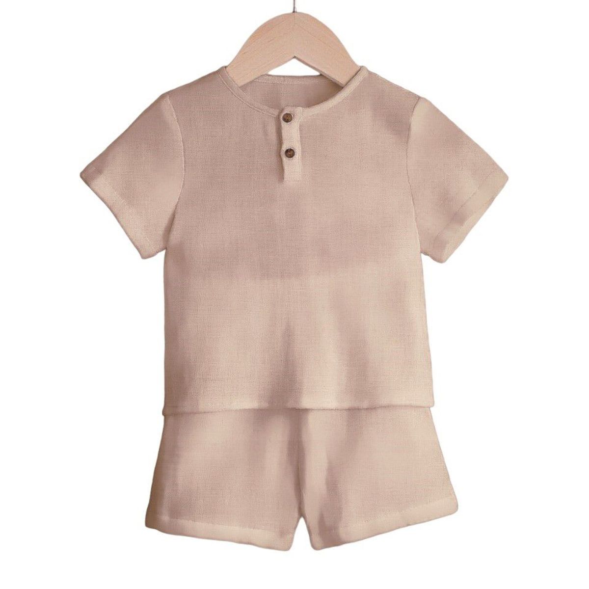 GENERICO - Conjunto polo y short lino niño