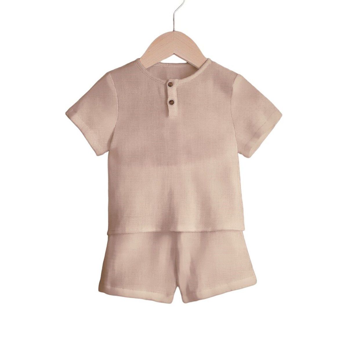 GENERICO - Conjunto polo y short lino niño