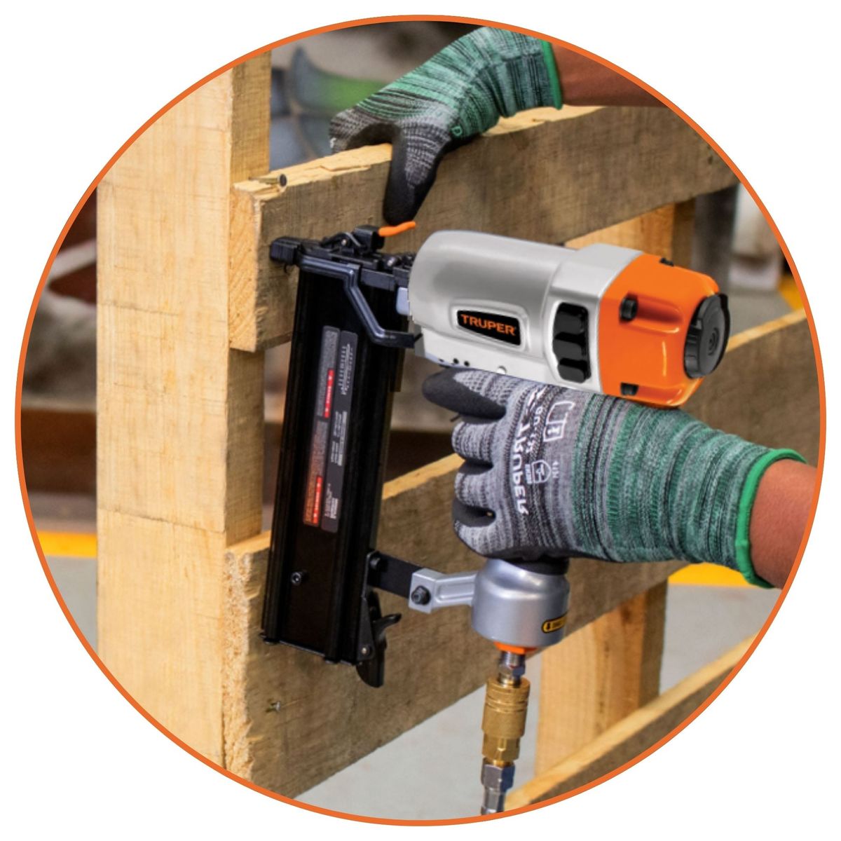 TRUPER - clavos calibre 18, 30mm 5000 unidades  para Clavadora neumática