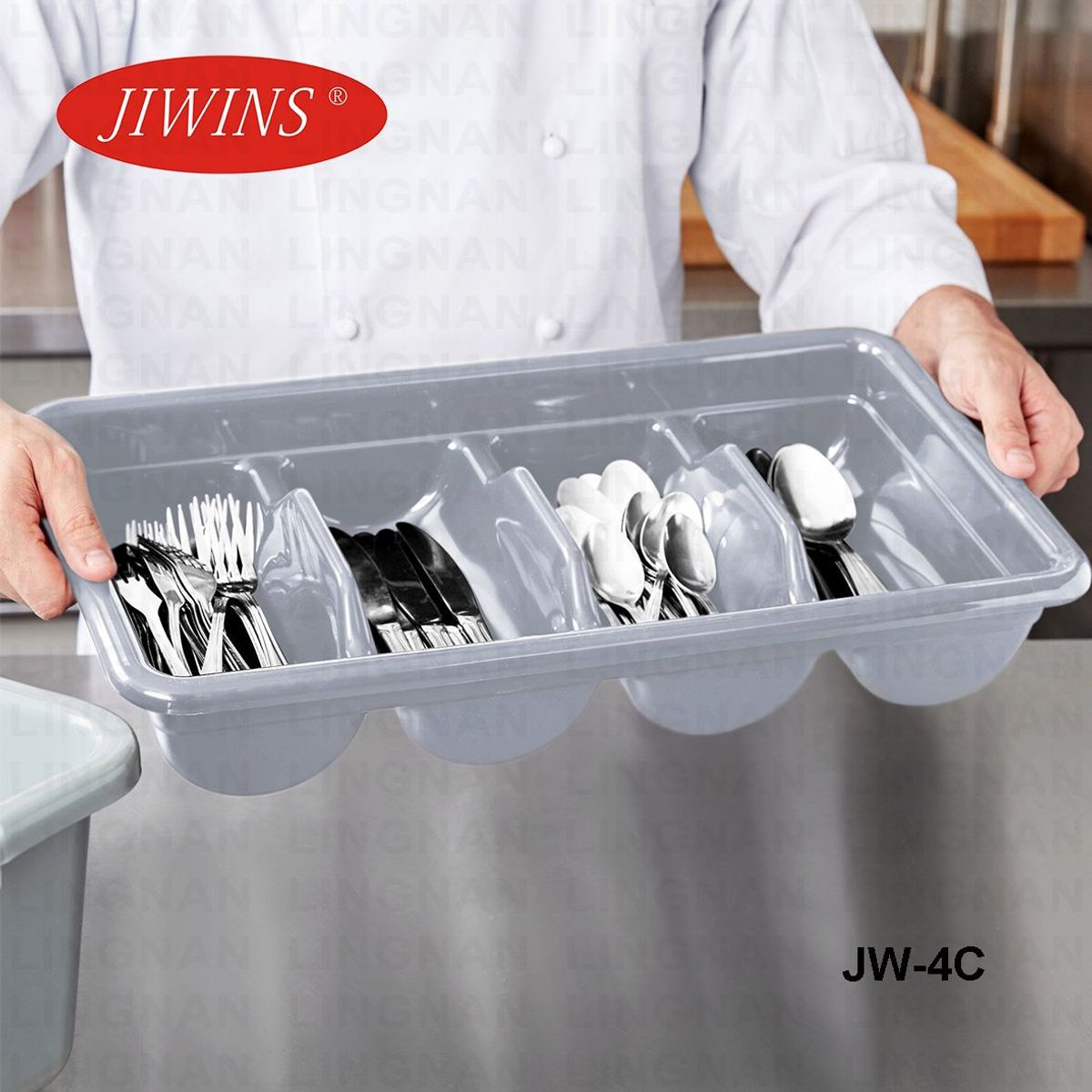 TIGERBEE - Porta cubiertos 4 compartimientos