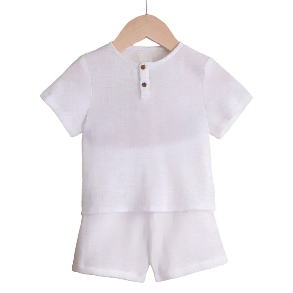 GENERICO - Conjunto polo y short lino niño