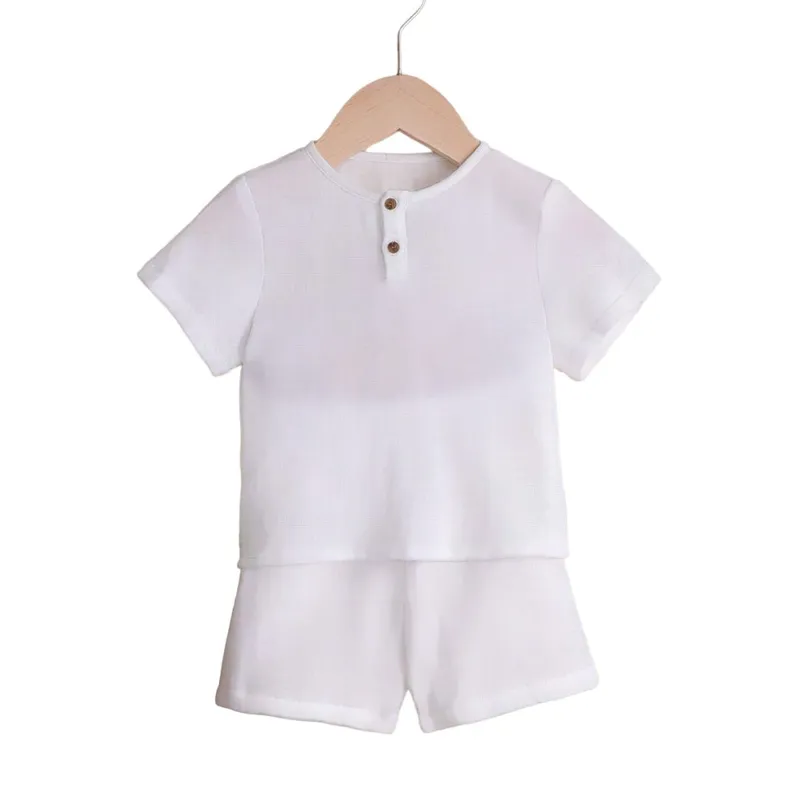 GENERICO - Conjunto polo y short lino niño