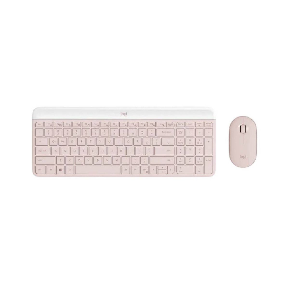 LOGITECH - Teclado Logitech Mouse MK470 Wireless Slim Usb Rose 920-011312
