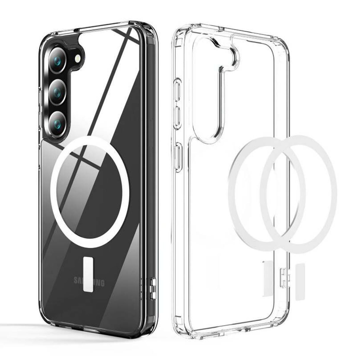 CASE - Case Con Magsafe Transparente Para Samsung S23 FE