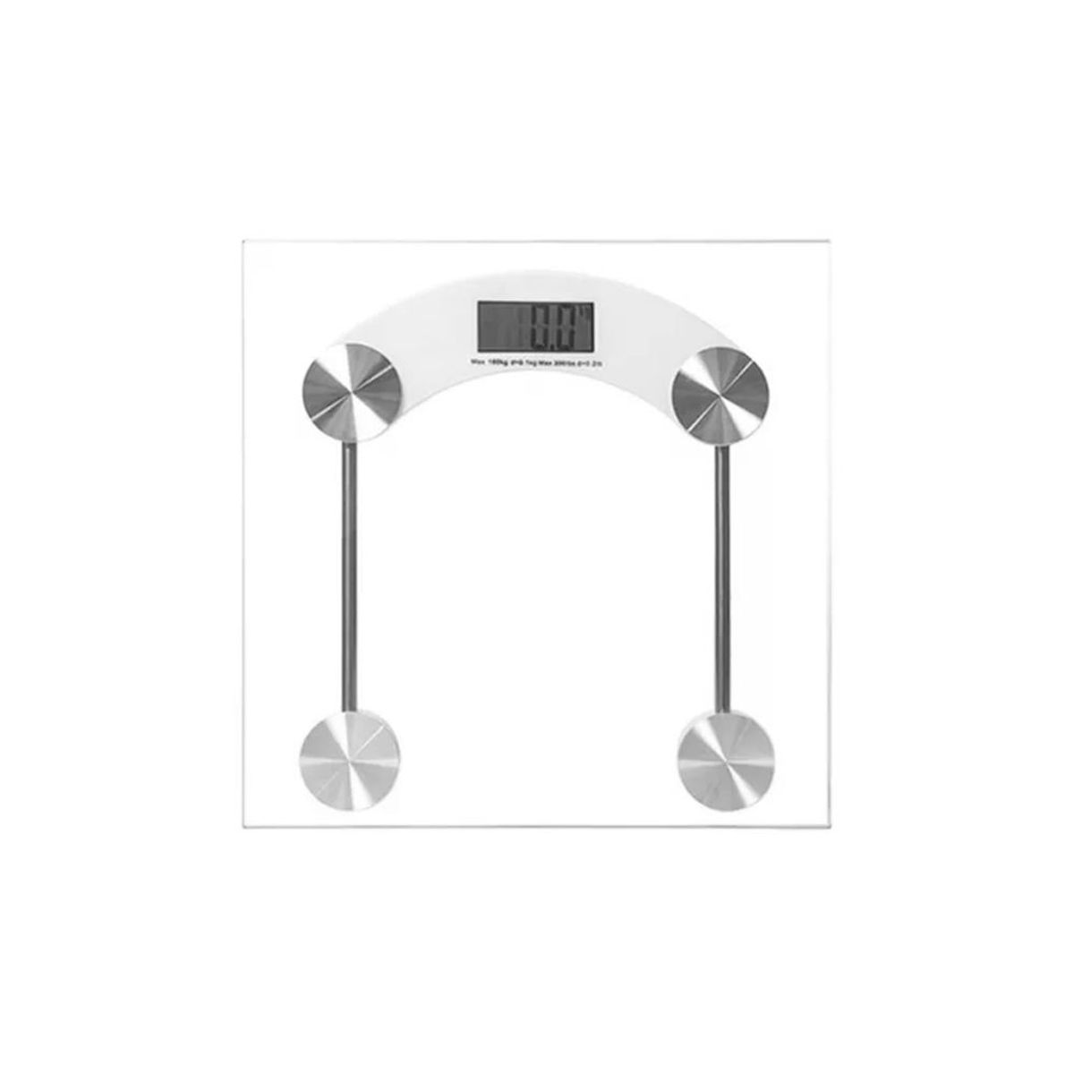 GENERICO - Balanza Digital Personal 180 Kilos Vidrio Templado Baño