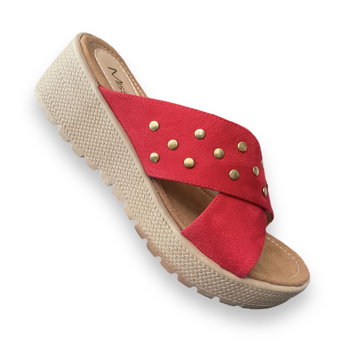 GENERICO - Sandalias Mujer Misshus Aurora rojo