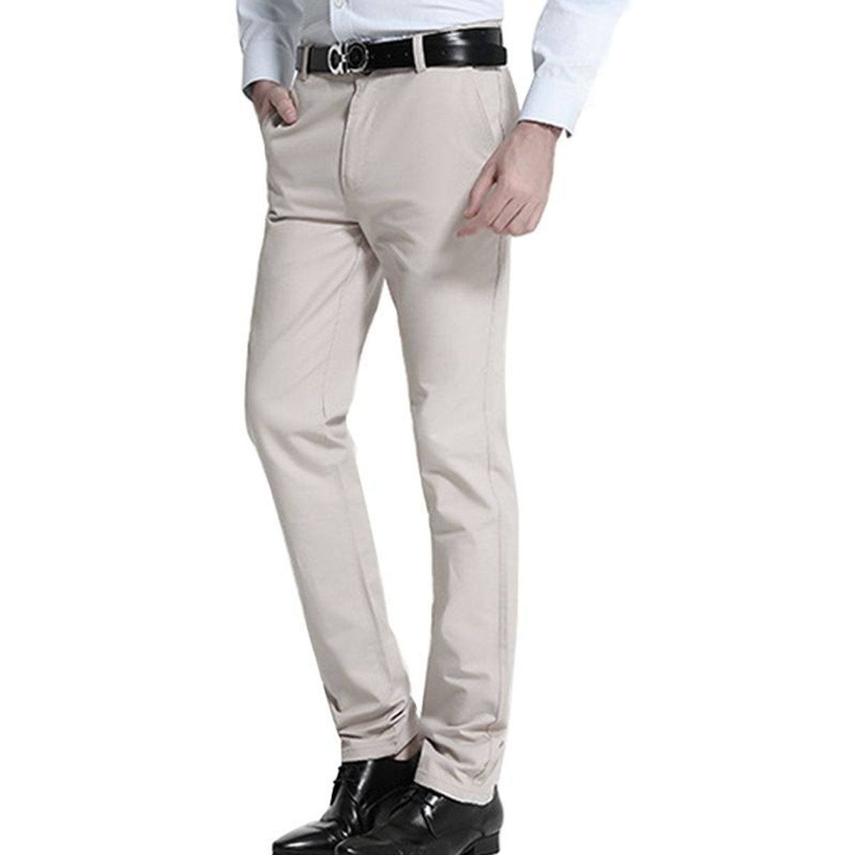 BAALATHKKO5 - Moda Pantalón Straight Hombre Cómodo