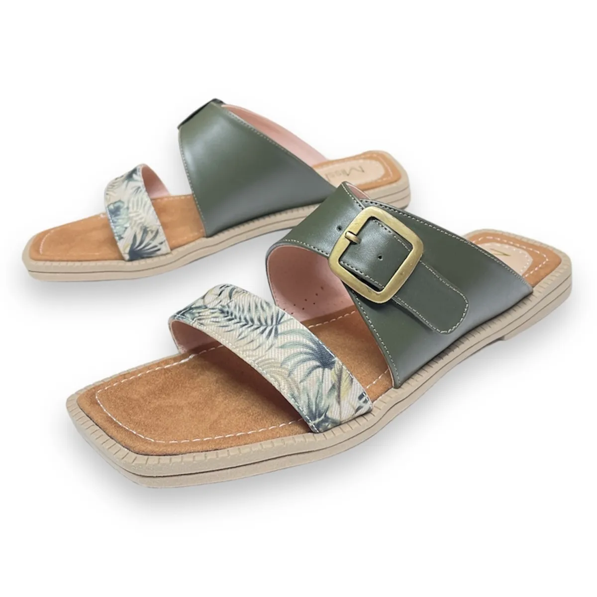 GENERICO - Sandalias Mujer Misshus Lulu verde osc