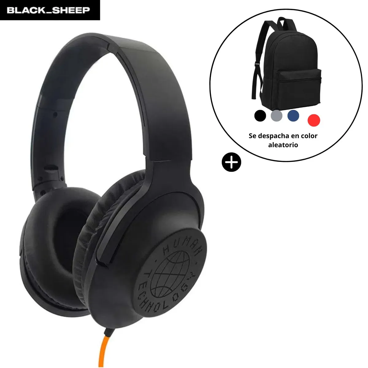 BLACKSHEEP - Audifonos Over Ear Blacksheep  Mochila Basic Regalo