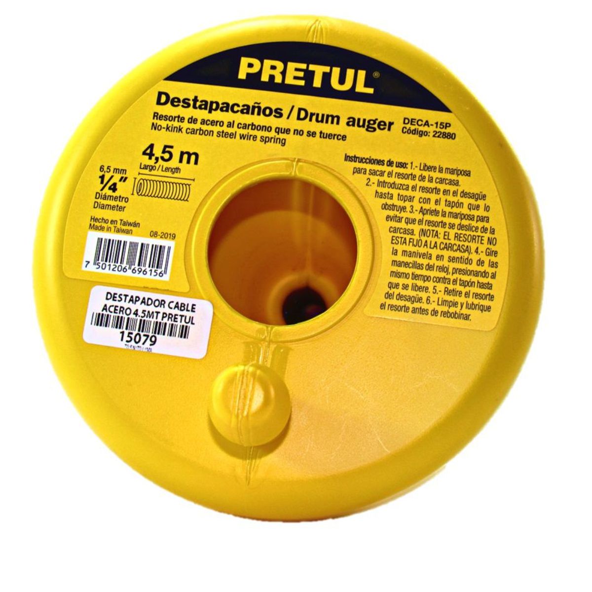 PRETUL - DESATORADOR DE CABLE DE ACERO 4.5M 22880 PRETUL
