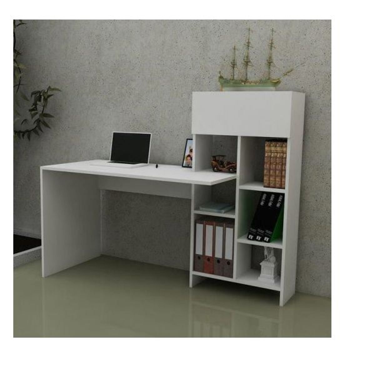 GENERICO - ESCRITORIO OSIEL - LA CASA DEL MUEBLERO - BLANCO