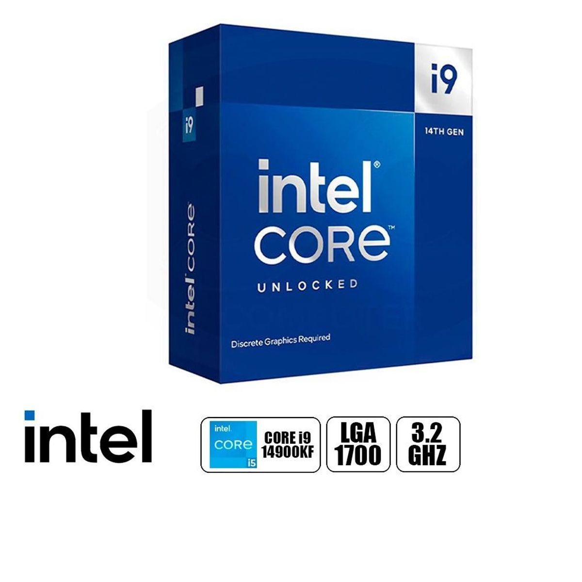 INTEL - Procesador Intel Core i9 14900KF 3.2 GHz.6.0 GHz 36MB Cache LGA1700