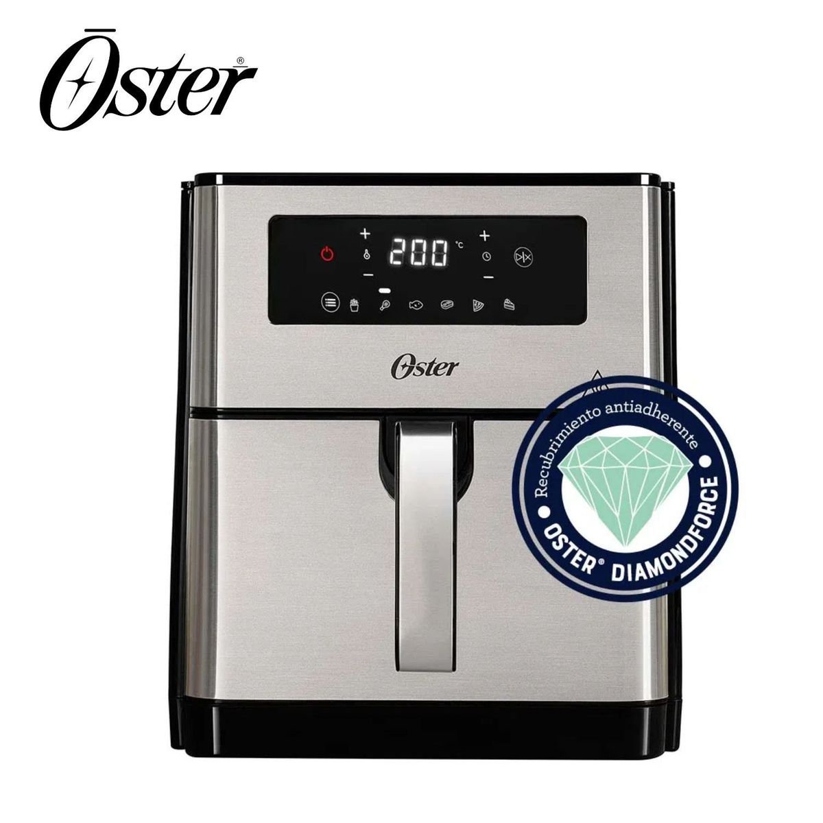 OSTER - Freidora de aire Oster 9L Digital recubrimiento DiamondForce CKSTAF90D