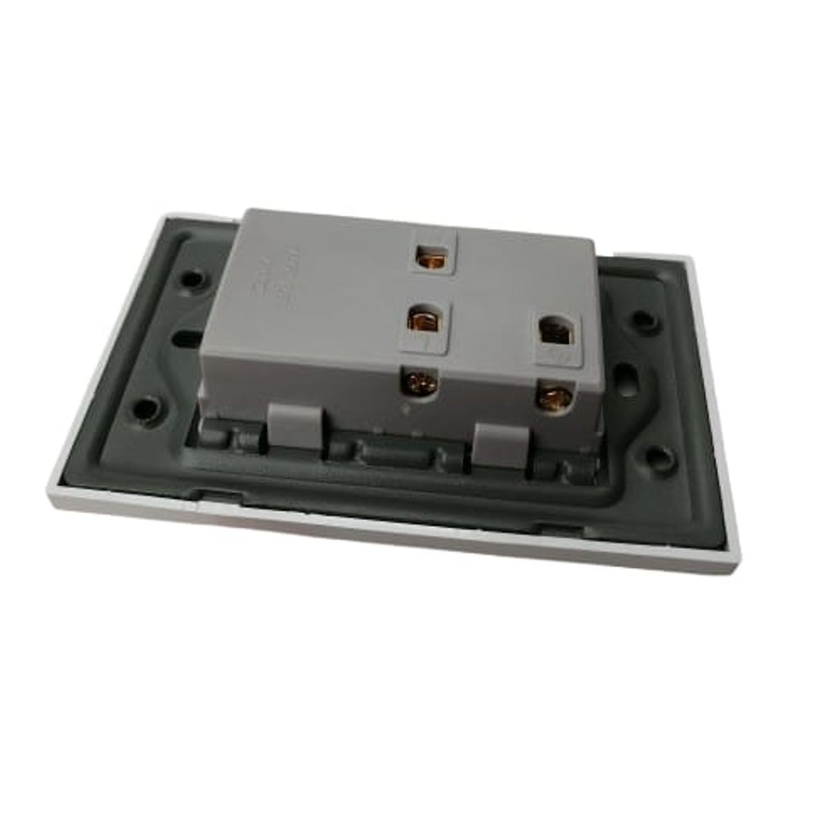 CUBULL - TOMACORRIENTE DOBLE  CON  LINEA TIERRA  CUBULL PACK POR 10 UNID