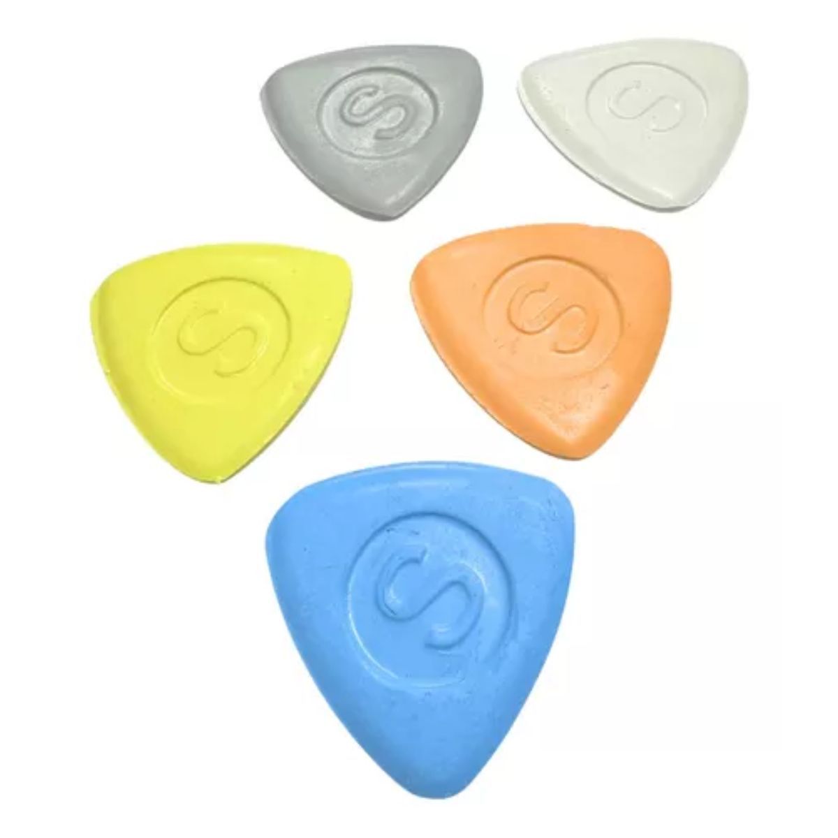 GENERICO - Tiza De Tela De Costura Tiza De Sastre Colores Caja 50 Und