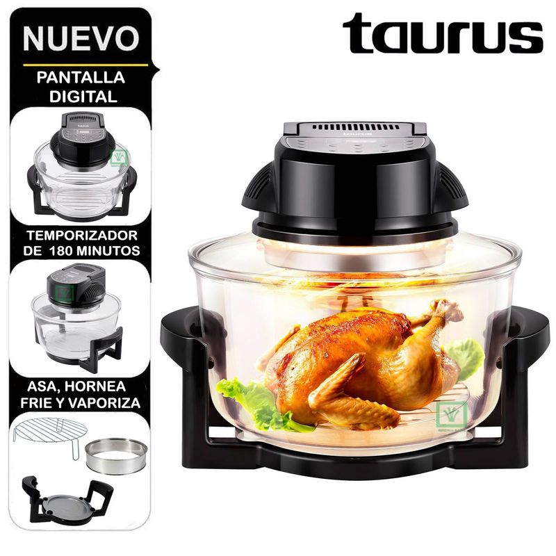 TAURUS - Horno de Convección Multiusos Cooker 12L Taurus