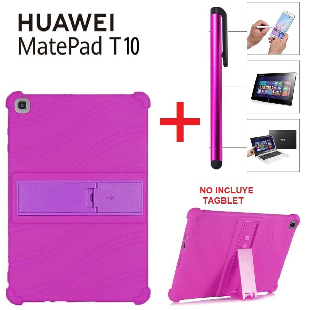 GENERICO - Funda Anti Golpes + Lapiz Optico para Huawei MatePad T 10 9.7" Case