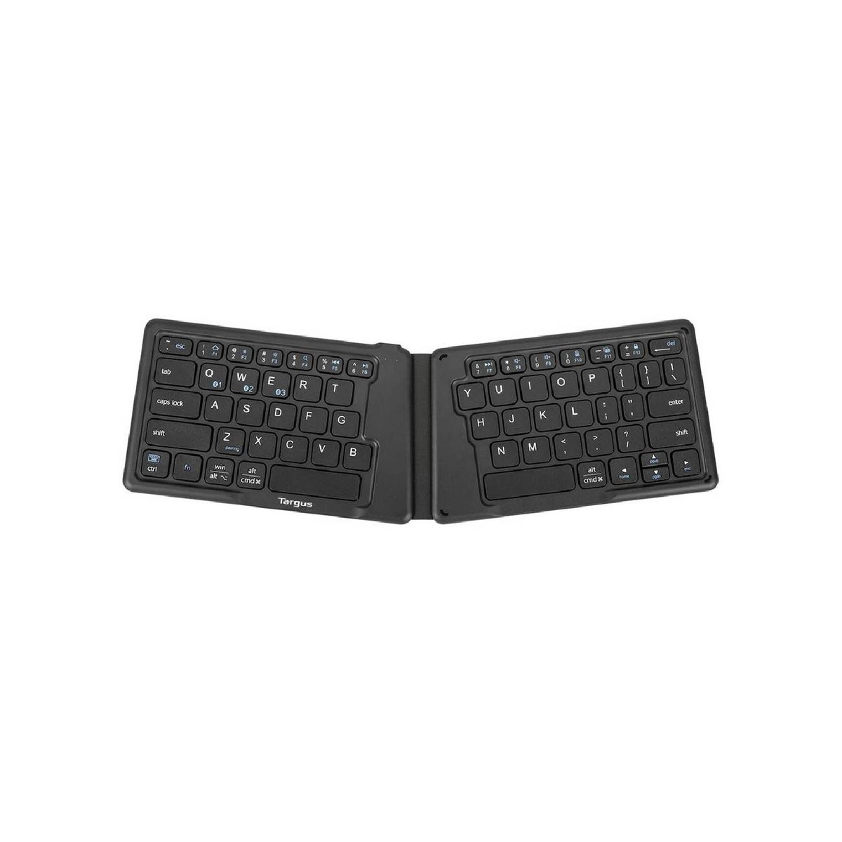 TARGUS - Teclado Targus KF003 Ergonómico Plegable BT Us Black AKF003US