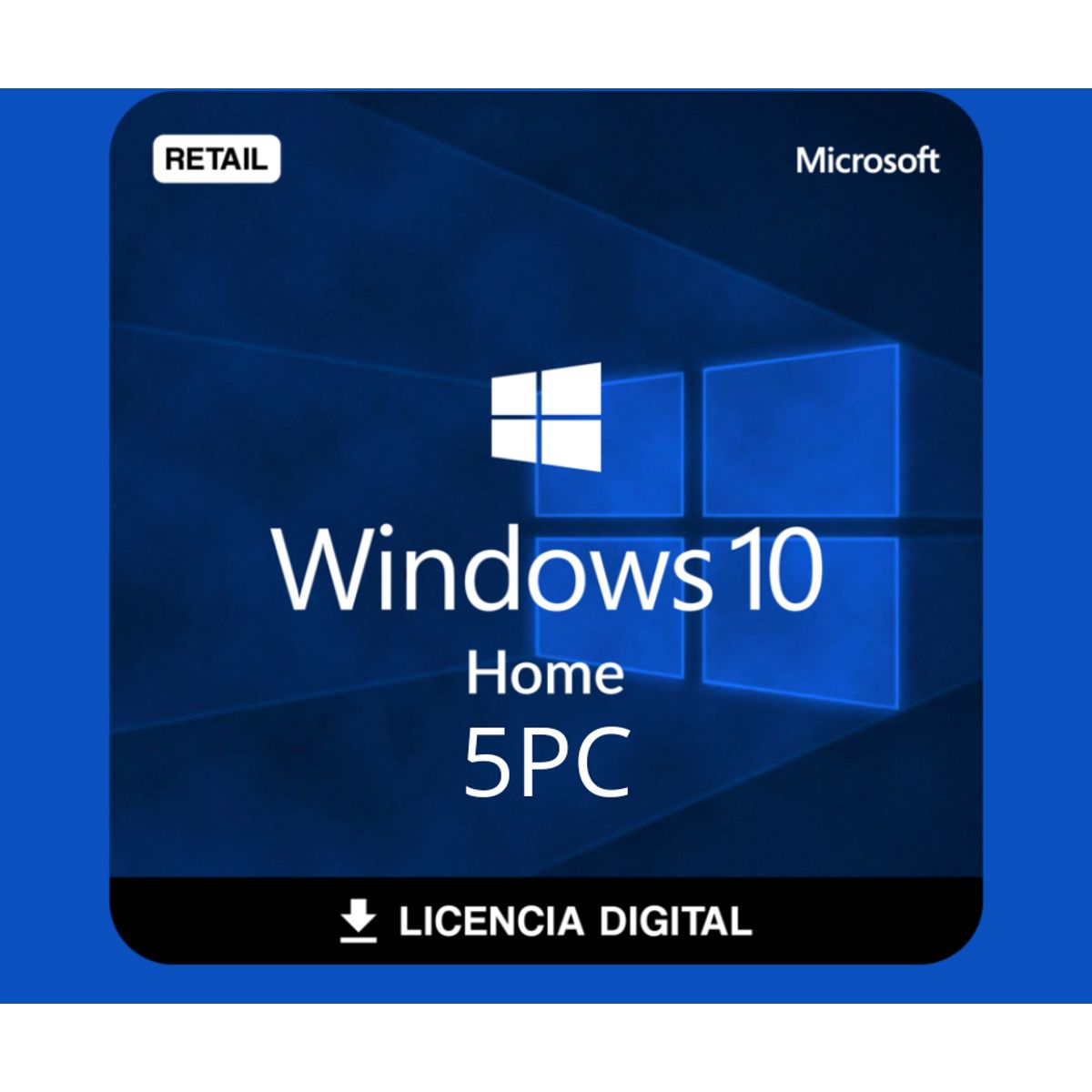 MICROSOFT - Windows 10 Home para 5 PC