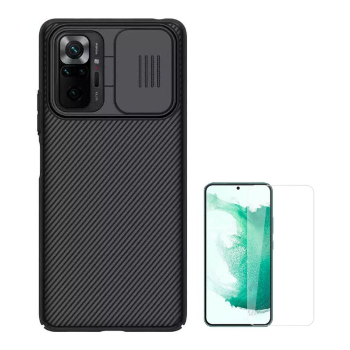 NILLKIN - CASE NILLKIN XIAOMI REDMI NOTE 10 PRO 4G CON VIDRIO