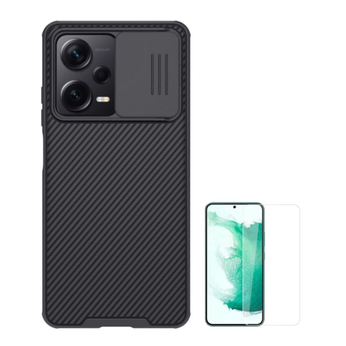 NILLKIN - CASE NILLKIN XIAOMI REDMI NOTE 12 PRO PLUS 5G Y VIDRIO