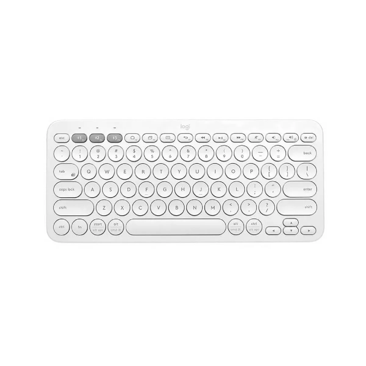 LOGITECH - Teclado Logitech K380 Bluetooth blanco