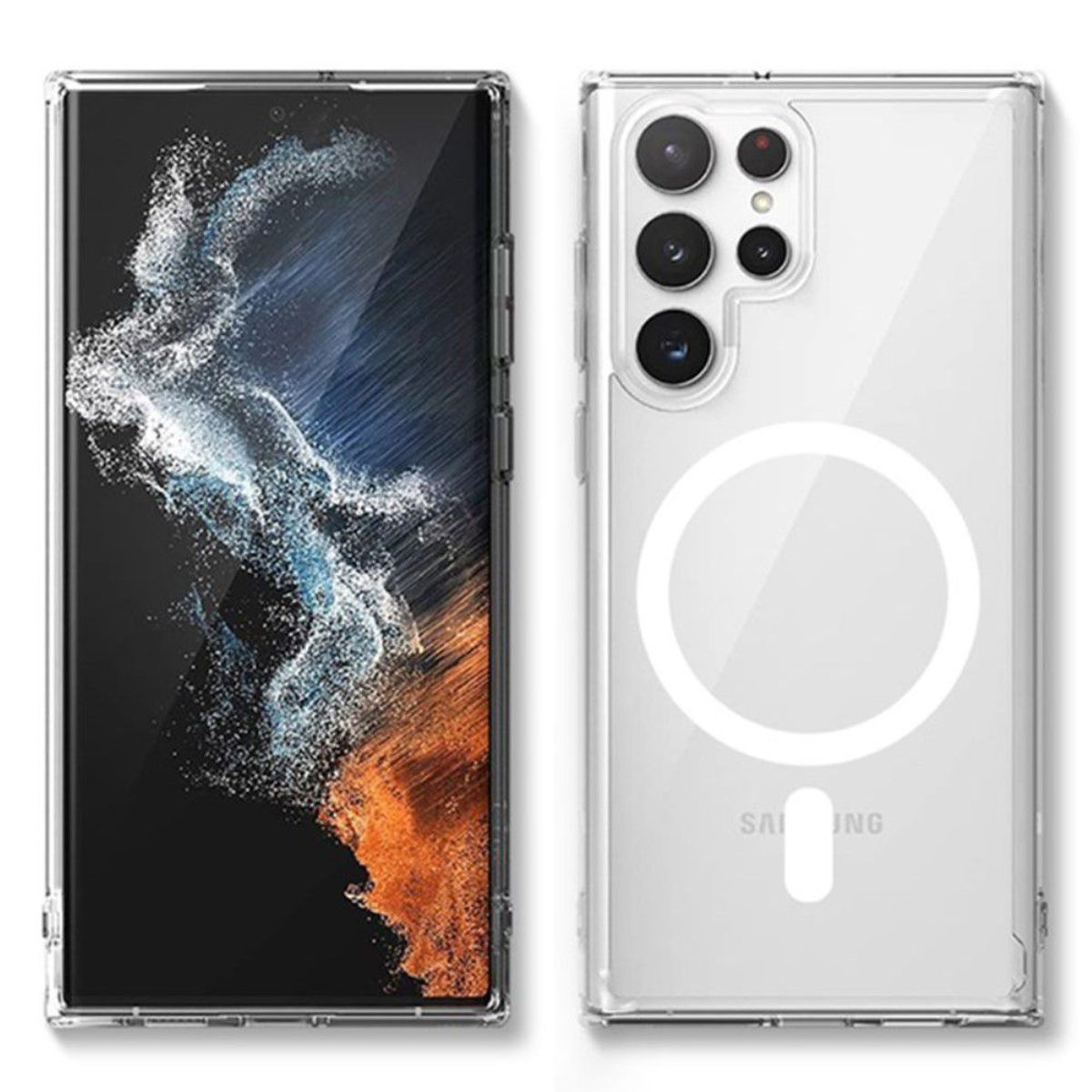 CASE - Case Transparente Con Magsafe Para Samsung S24 Ultra