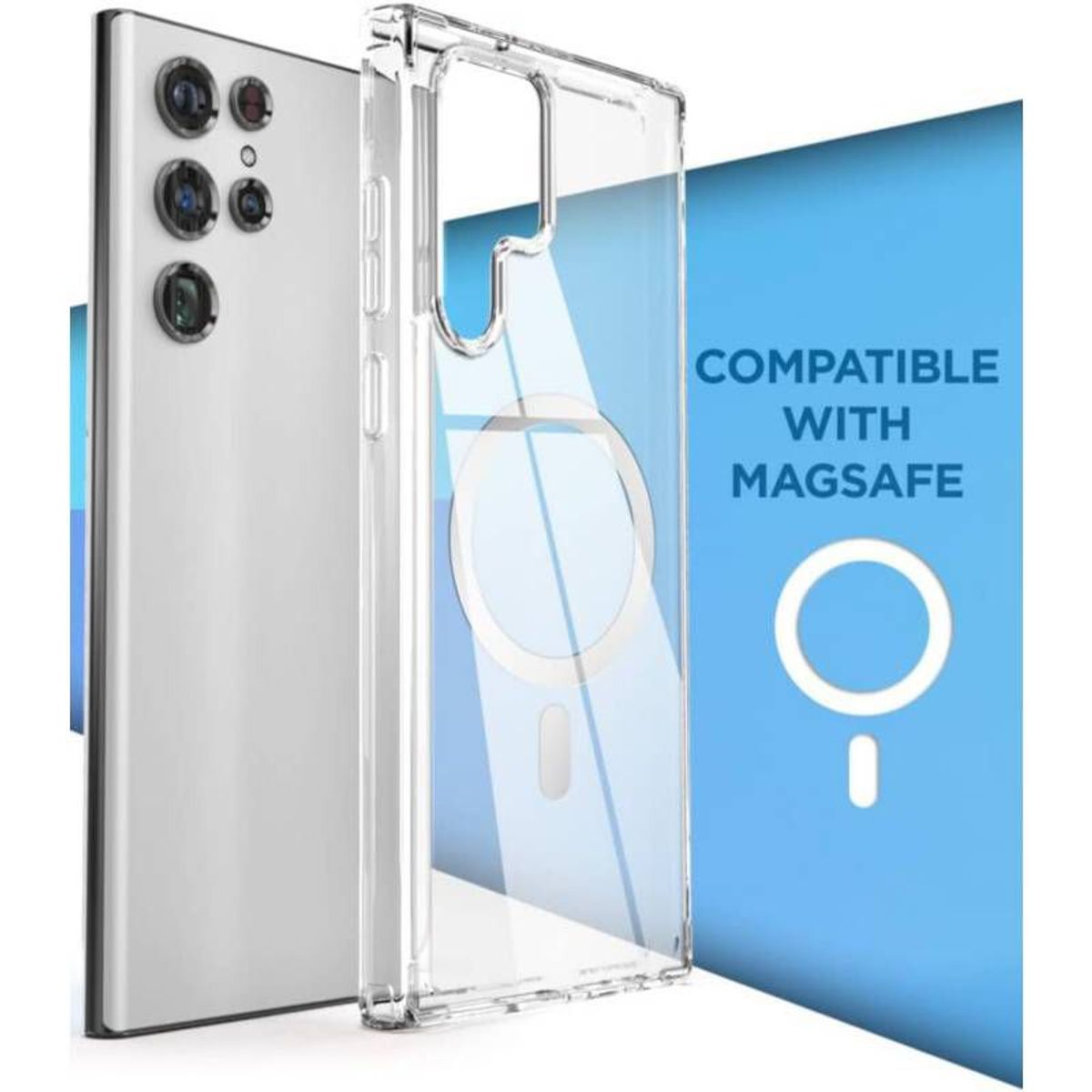 CASE - Case Transparente Con Magsafe Para Samsung S24 Ultra