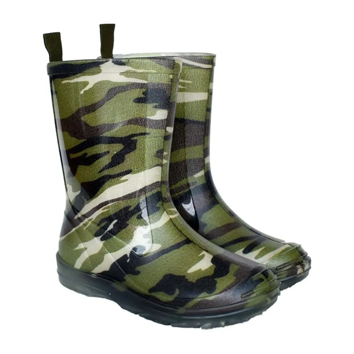 GENERICO - BOTAS DE LLUVIA CAMUFLADO EU TALLAS 22 A 33.