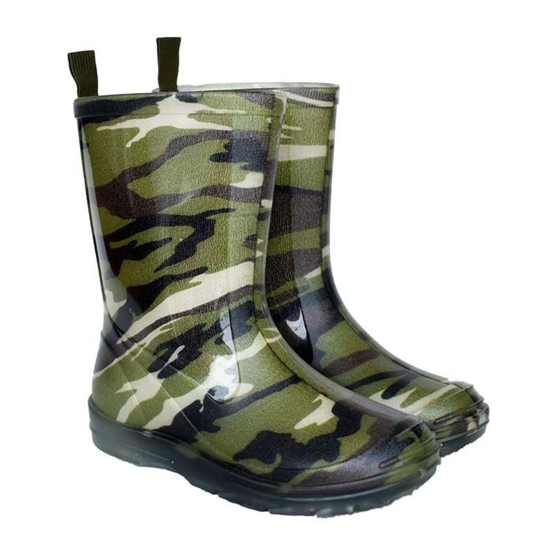 GENERICO - BOTAS DE LLUVIA CAMUFLADO EU TALLAS 22 A 33.