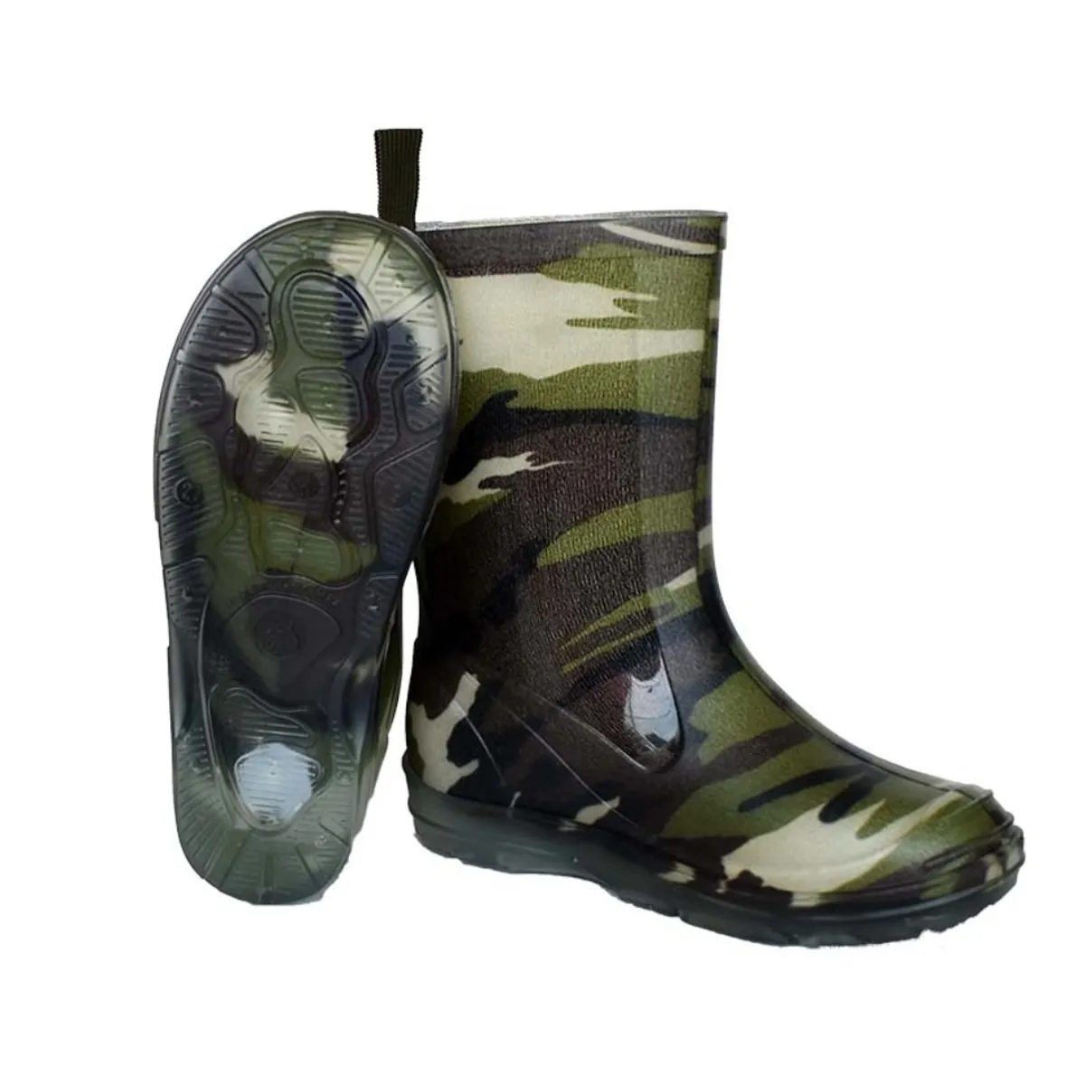 GENERICO - BOTAS DE LLUVIA CAMUFLADO EU TALLAS 22 A 33.