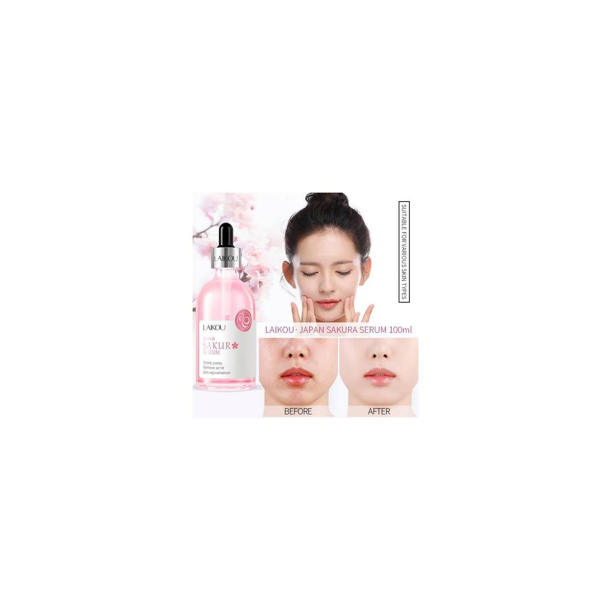 GENERICO - PACK SERUM JAPAN SAKURA Y PARCHE COLAGENO SAKURA
