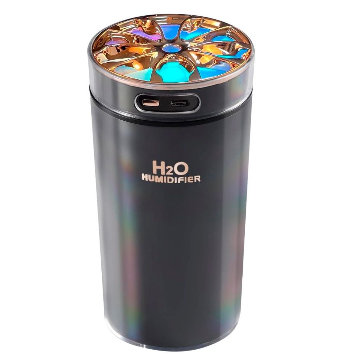 GENERICO - Humidificador De aire Difusor de llama aromaterapia RGB Portatil