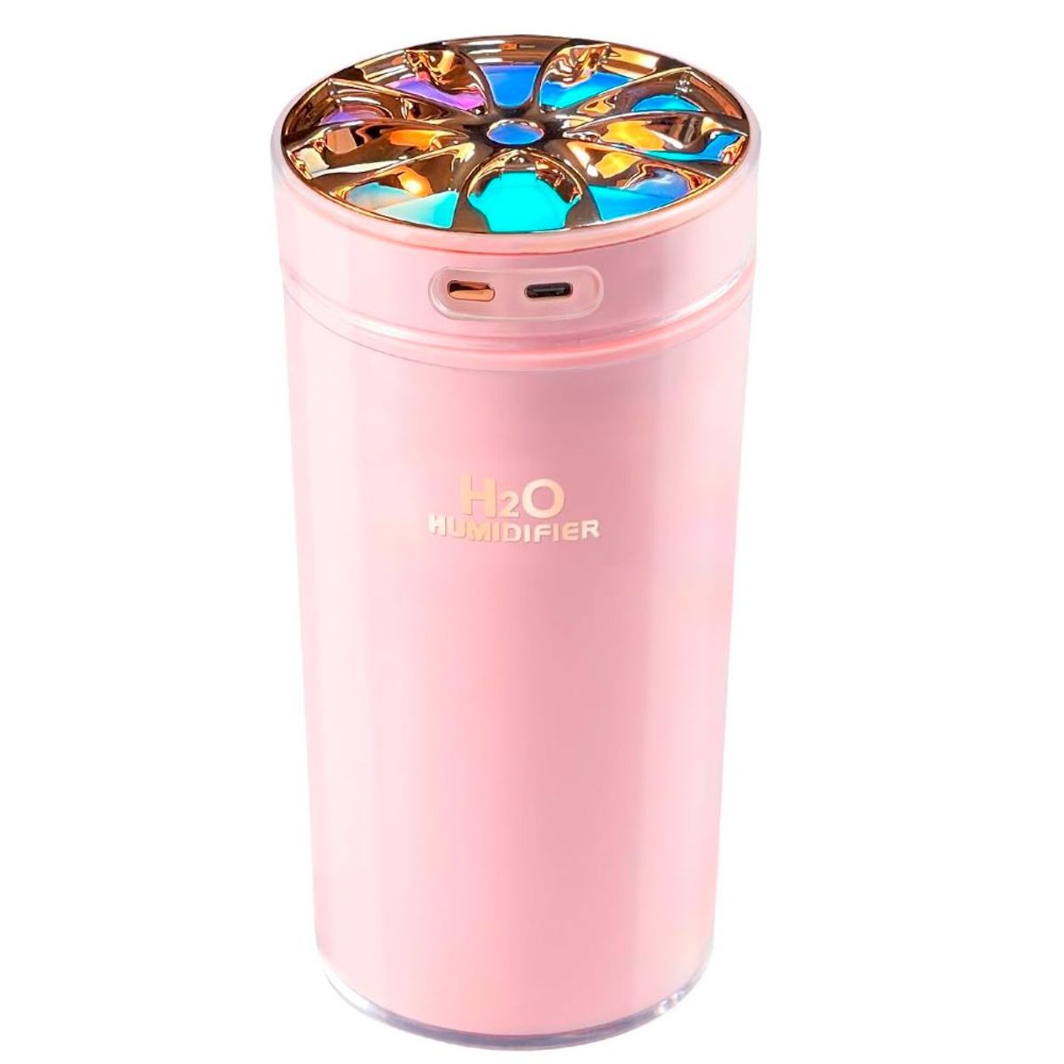 GENERICO - Humidificador De aire Difusor de llama aromaterapia RGB Portatil