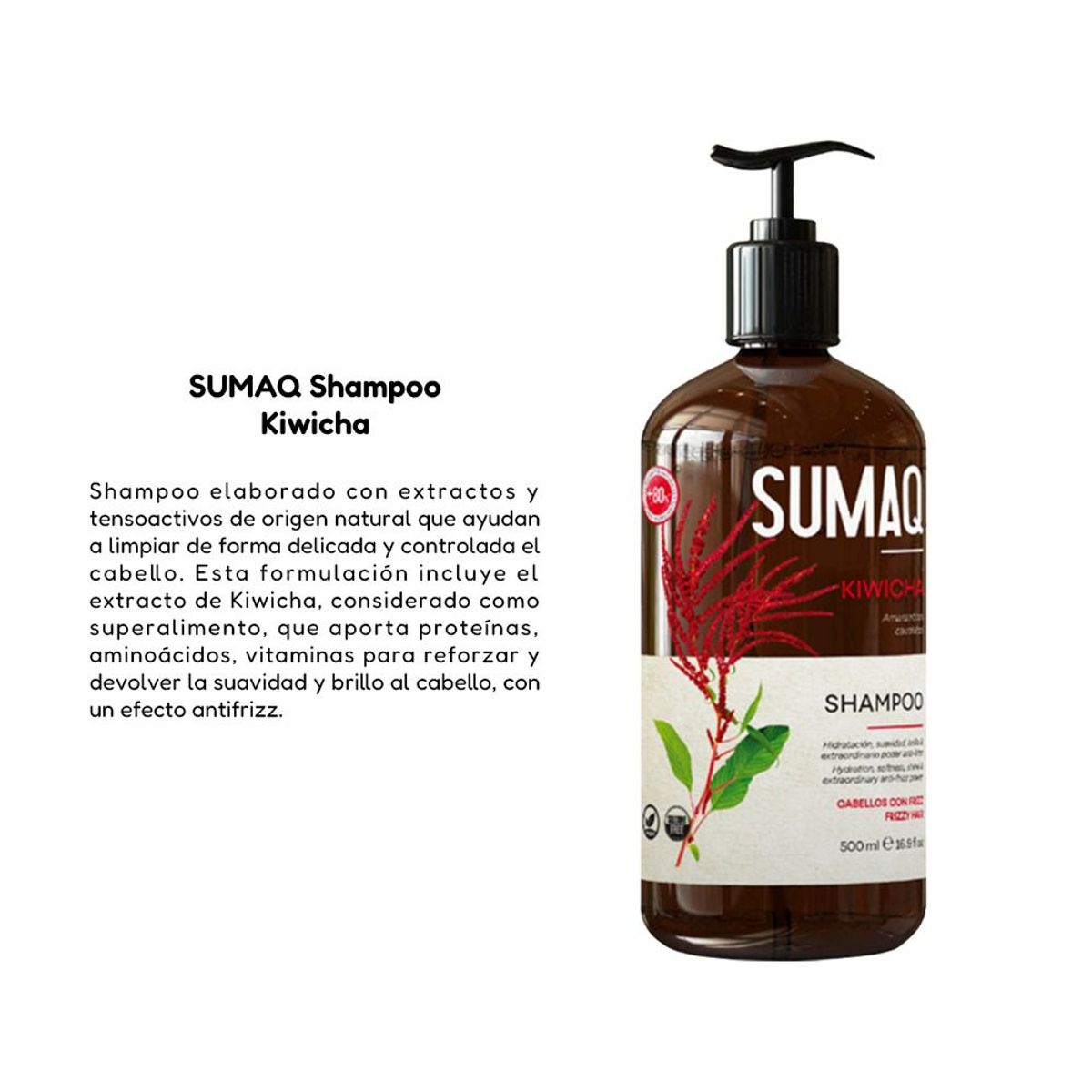 SUMAQ - Pack Shampoo  Acondicionador  Máscara Extracto Kiwicha