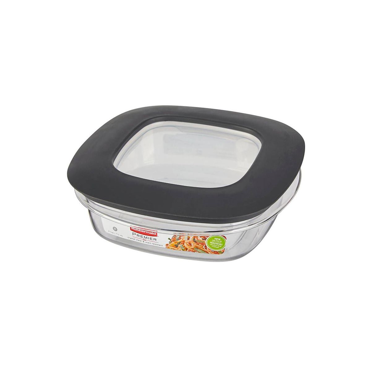 RUBBERMAID - HERMETICO PREMIER TAPA GRIS 710ML  2016882