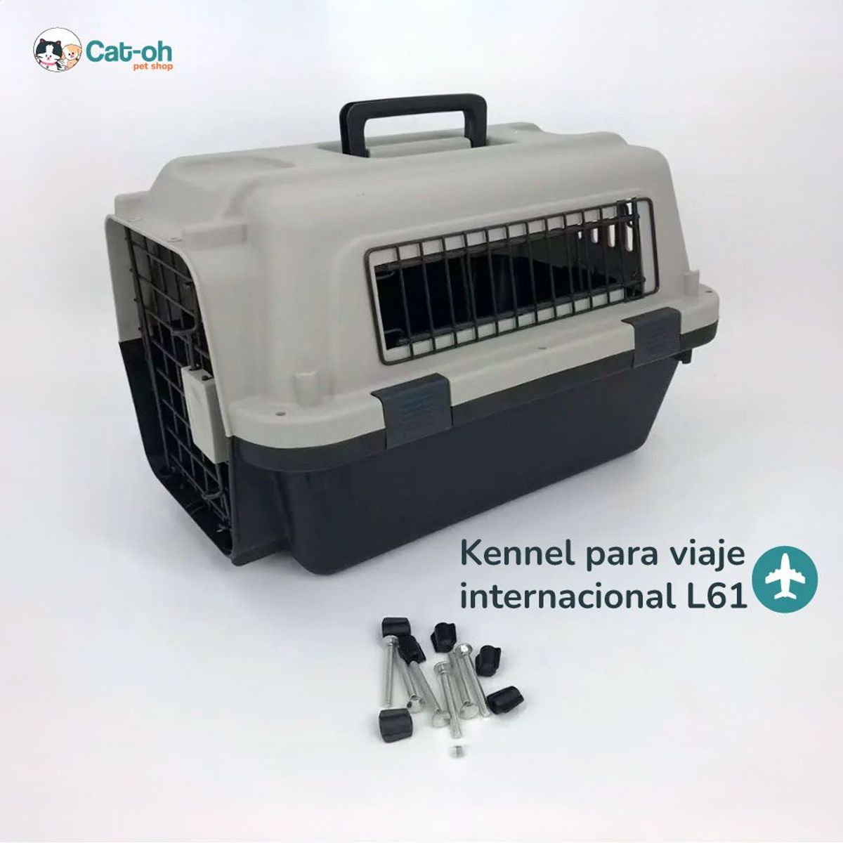 CAT OH - Kennel para mascotas talla L61 cm