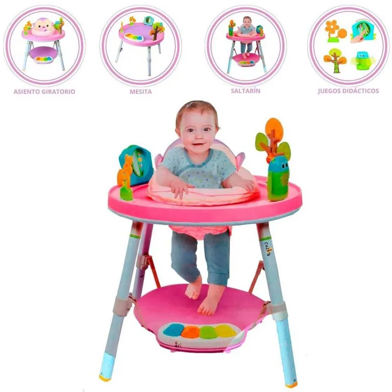 CUZKA - Diverti Saltarin 3 en 1 Centro de Entrenimiento  360°