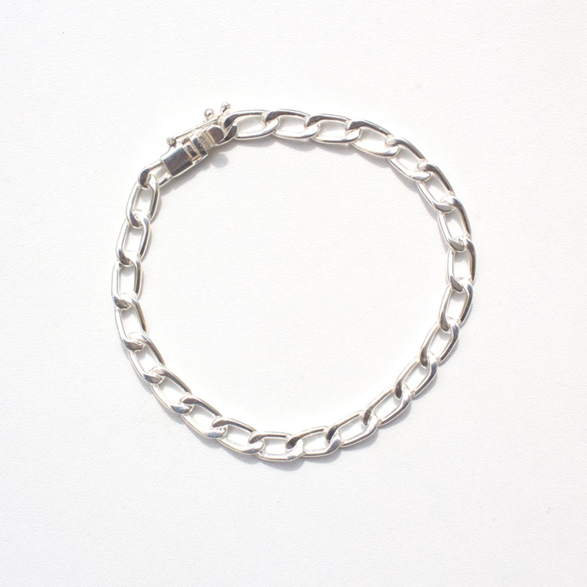 GENERICO - Pulsera Hombre Eslabón Plata 950 5mm