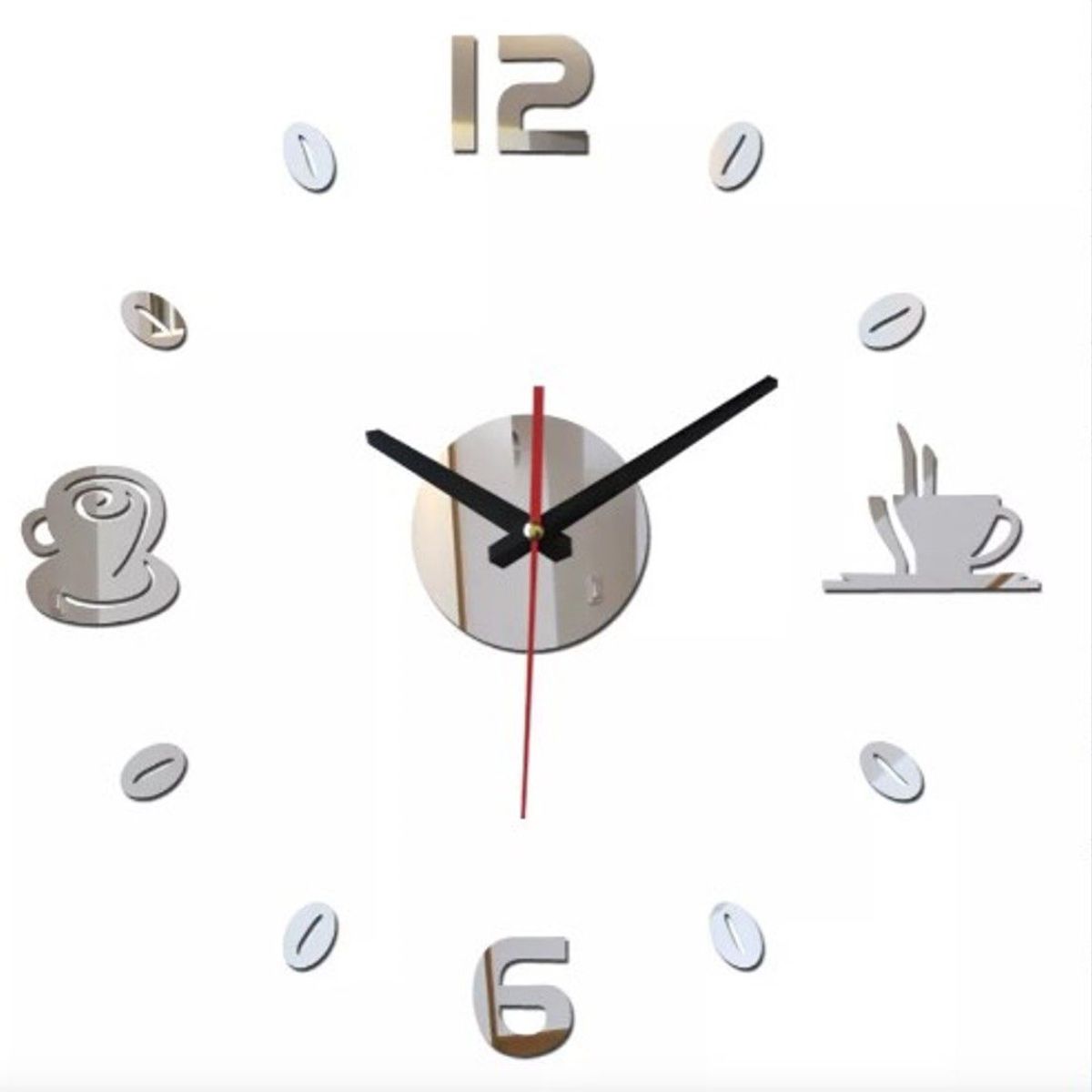 GENERICO - Reloj de pared 3d decorativo modelo europeo GRANDE A1