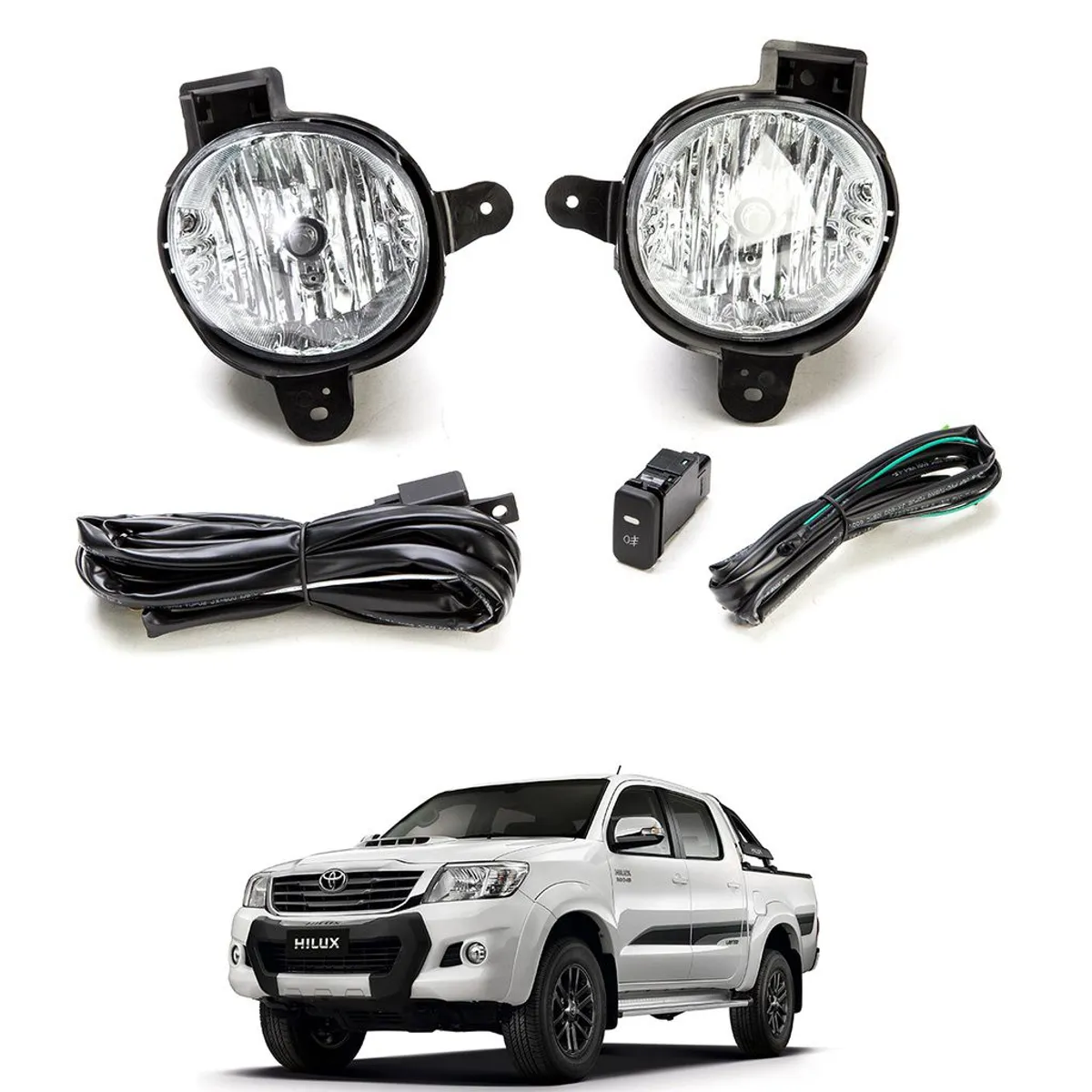 GENERICO - FAROS NEBLINEROS  TOYOTA HILUX VIGO 2012 2013 2014 2015