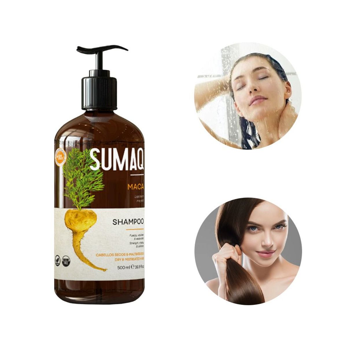SUMAQ - Shampoo  Acondicionador  Máscara Sumaq Extracto Maca