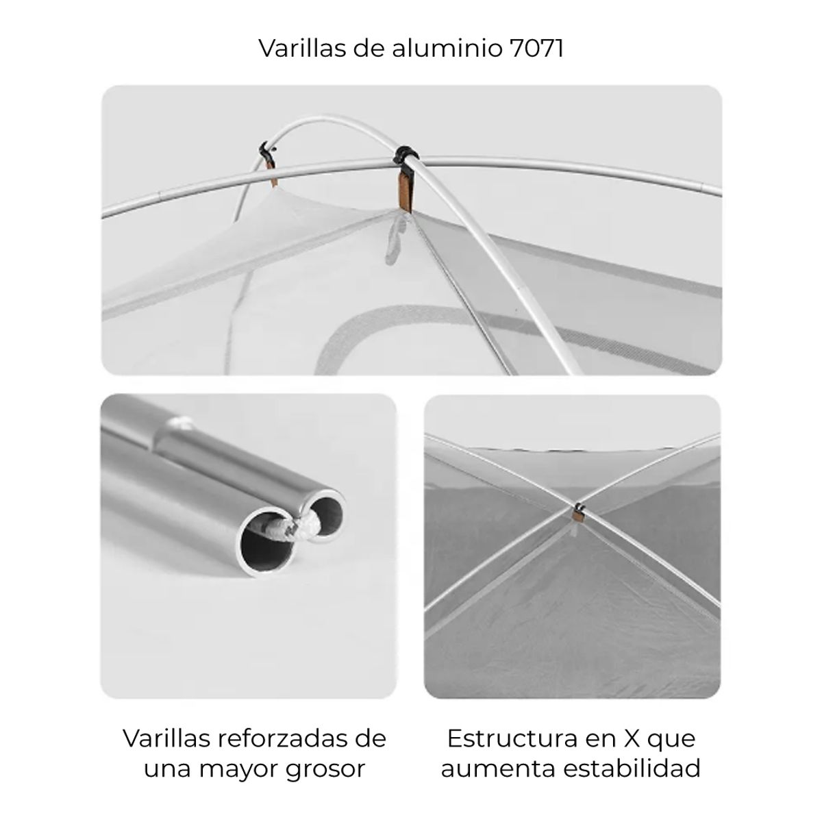 NATUREHIKE - Carpa para 2 personas Cloud River - Naturehike