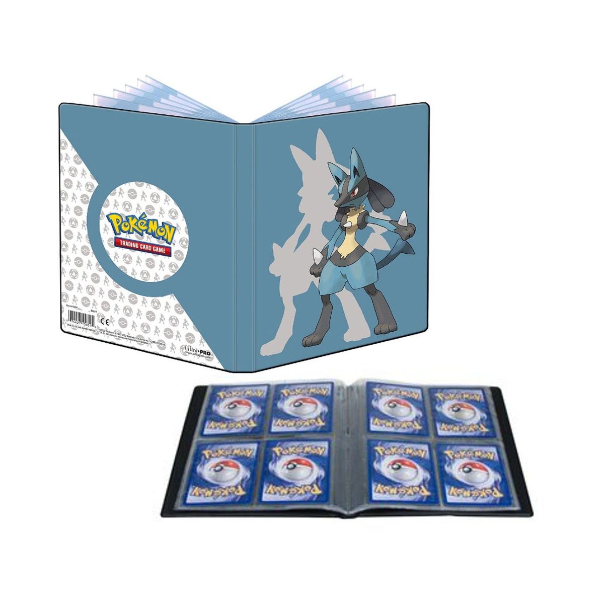 POKEMON - Pokemon Ultra Pro Lucario 4 Pocket Portafolio