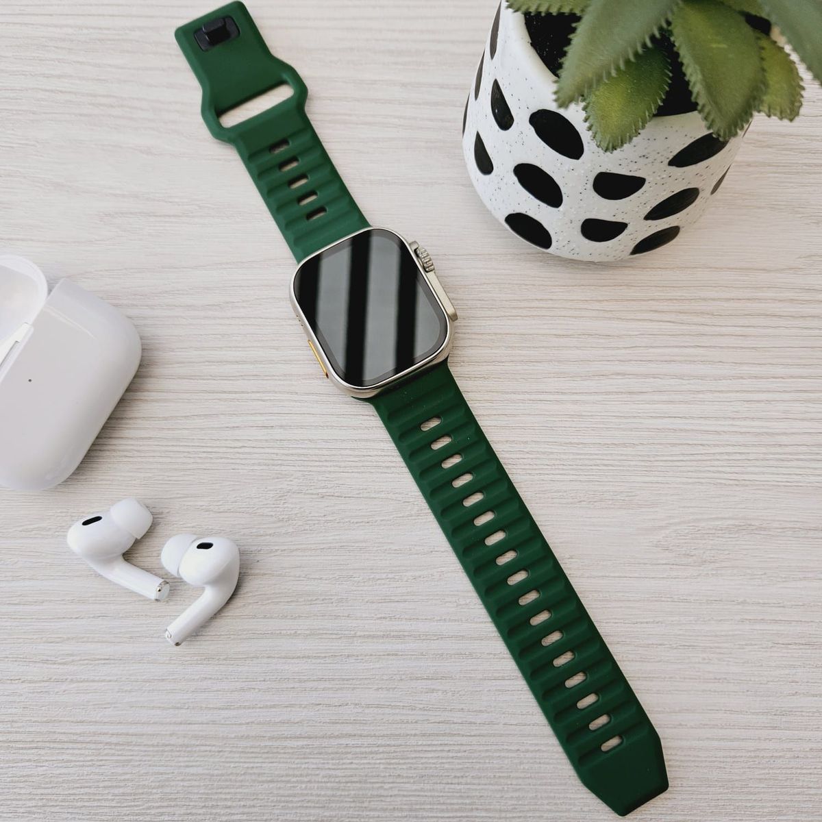 GENERICO - Correa Silicona SPG para APPLE WATCH 41mm - 40mm - 38mm - Verde