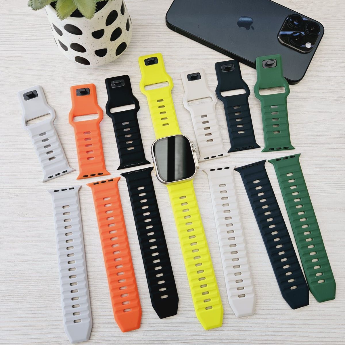 GENERICO - Correa Silicona SPG para APPLE WATCH 41mm - 40mm - 38mm - Verde