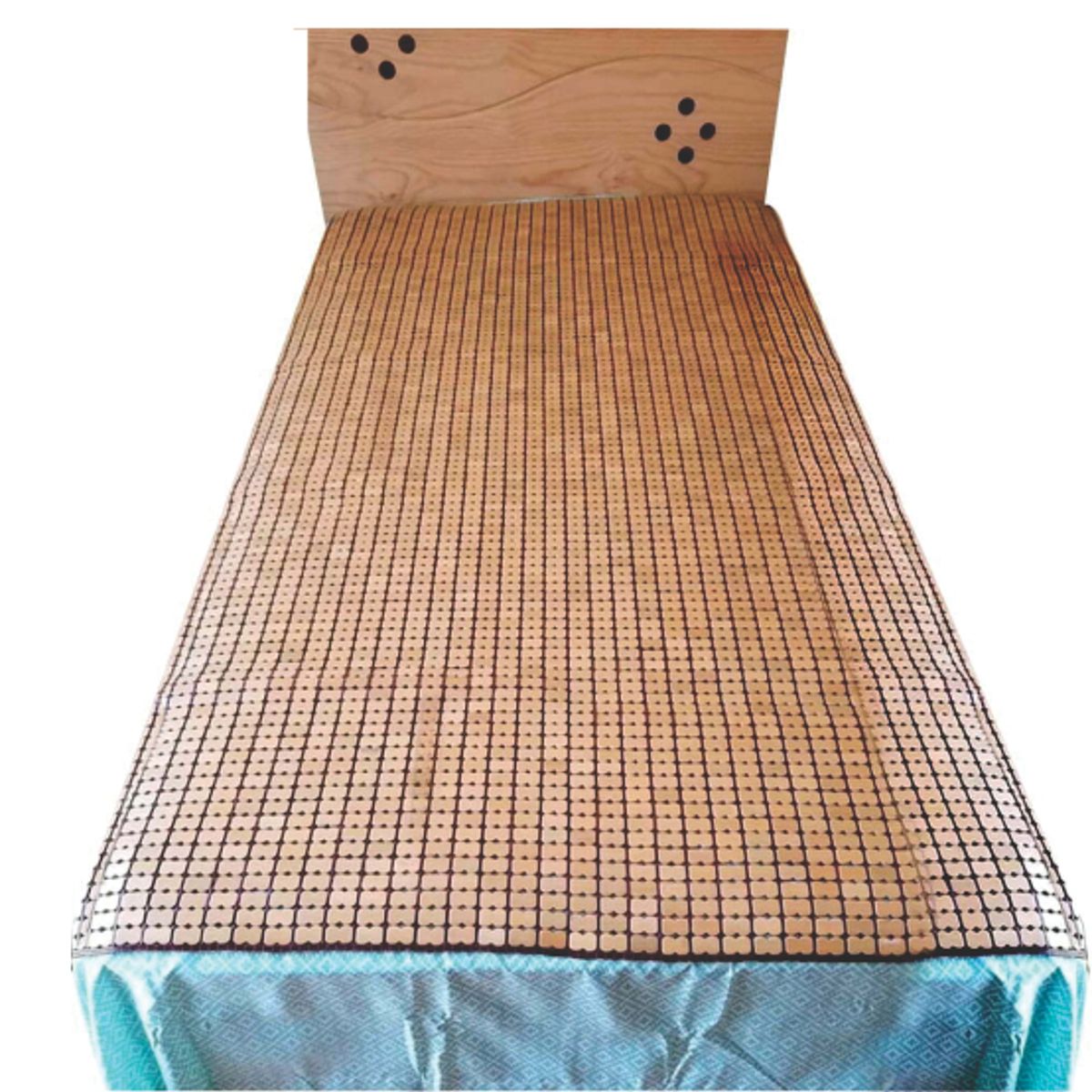 WELL BEING - COLCHONETA SÁBANA DE BAMBU - PLAZA Y MEDIA COLOR AMARILLO