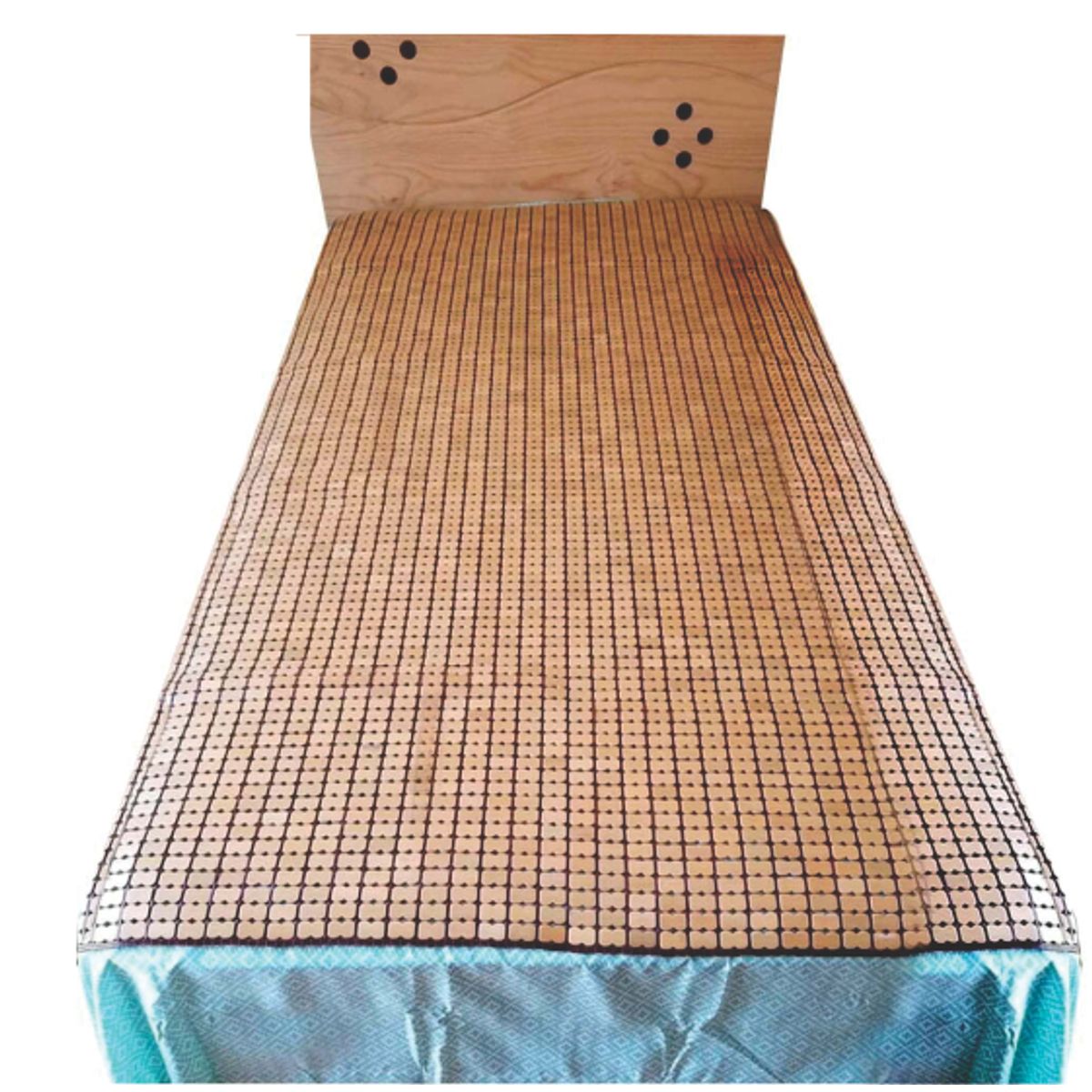 WELL BEING - COLCHONETA SÁBANA DE BAMBU - PLAZA Y MEDIA COLOR AMARILLO